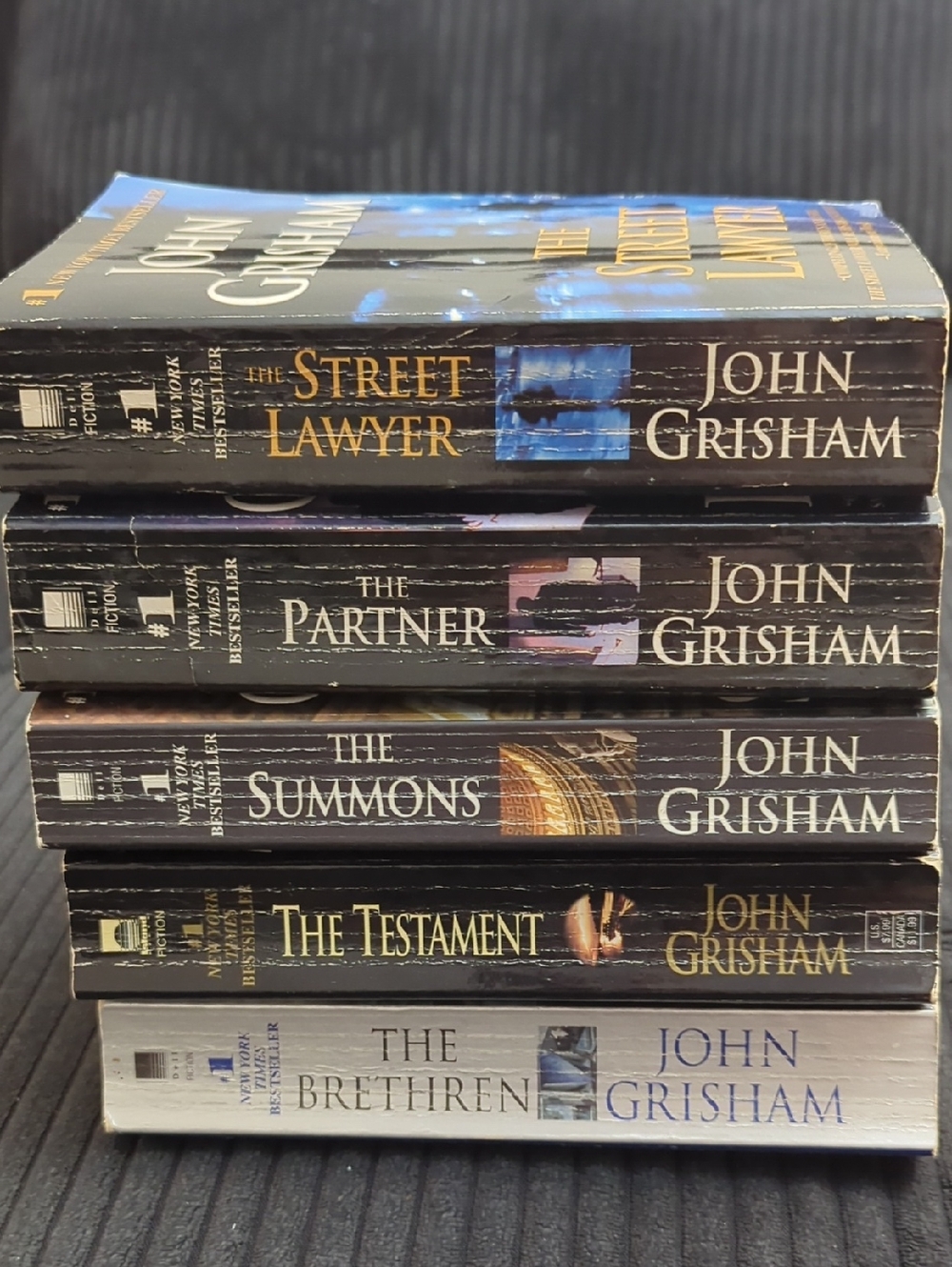John Grisham -5 Paperback Books